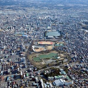 郡山市の町の写真